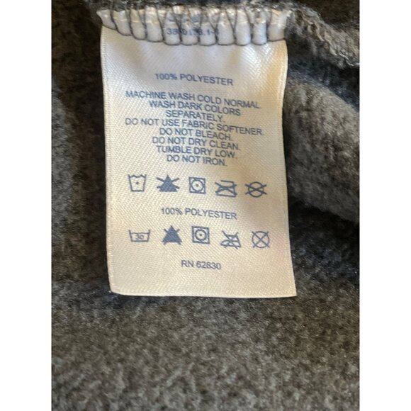 Land's End Mens Size XL (46-48) Gray/Black 1/4 Zip Long Sleeve Sweater - Picture 8 of 8